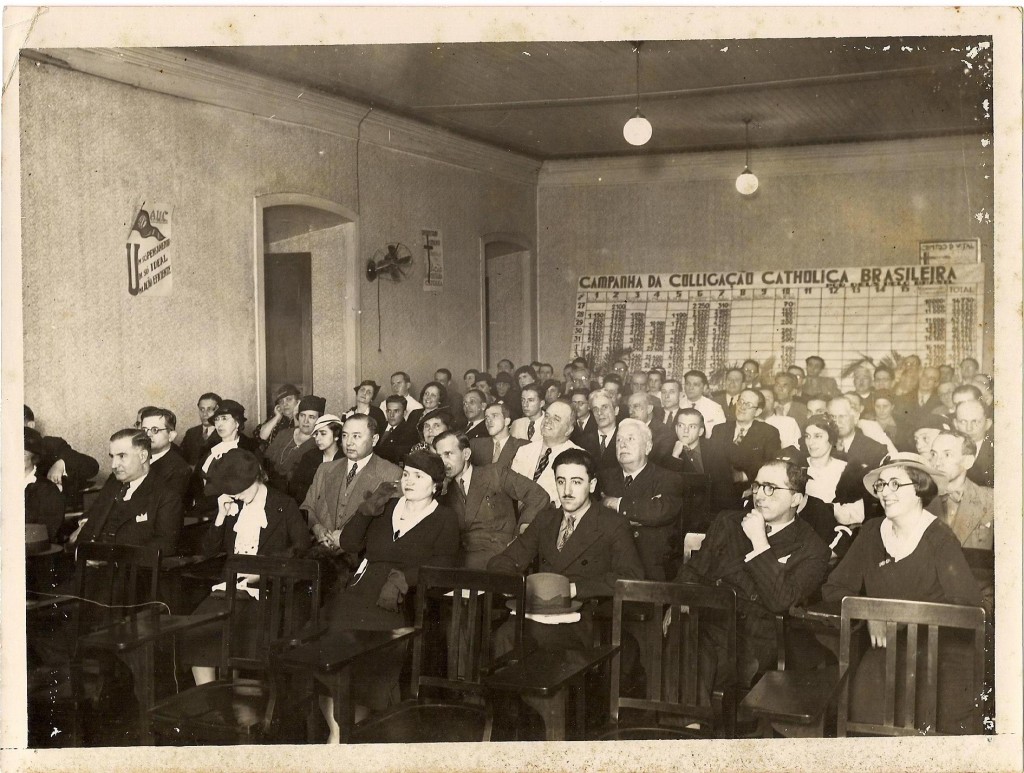 Auditório da Coligação Católica Brasileira - 1938