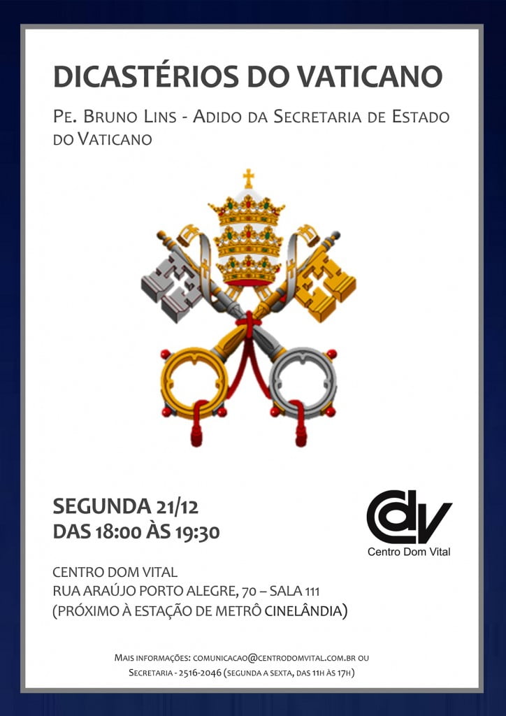 Cartaz - Dicastérios do Vaticano - V1