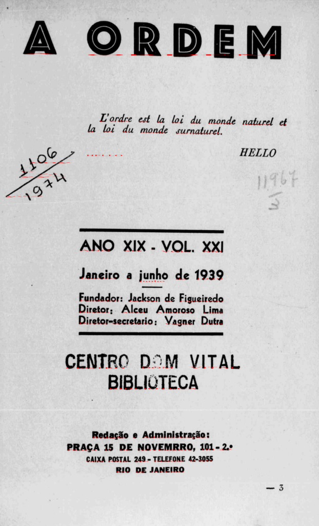 Nº 98: Janeiro de 1939